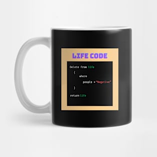 life code for developers Mug